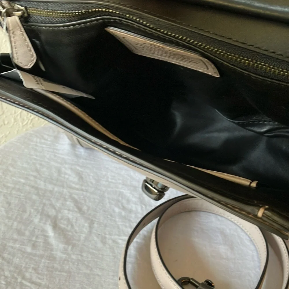 Coach: Grey Birch Willow Flower Drifter Handbag- Top Handle/Strap- Tea Rose - Picture 7 of 16